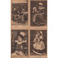 Theodore Botrel 4x French Costume Poems Old Pos...