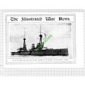 Battle Cruiser Ship INVINCIBLE World War One WW...