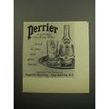 1957 Perrier Water Advertisement - drink to your own good health