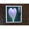 1987 GB Flower Photographs 34p Autumn Crocus fi...