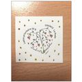 FRANCE 2008 AUTOADHESIF COEUR SORBIER LETTRE 50...