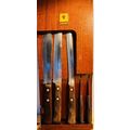 Flint Stainless Vanadium Knife Set & holder Set...