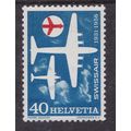 Switzerland 1956 Fokker and Douglas DC 6 40c Mi...