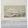 1860s engraving - London during the Great Fire ...