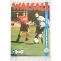 1995 programme Walsall v. Swindon Town