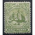 Turks & Caicos Islands 1900 SG101 1/2d Dull Gre...