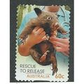 AUS 2010 60c (S/A) 'RESCUE TO RELEASE-WOMBAT' F...