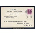 Canada #P33i Postal Card USED ADMIRAL 1915