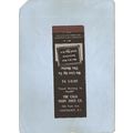 Rhode Island Pawtucket Matchcover The Cala Frui...