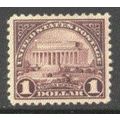 571 $1 Lincoln Memorial Very Fine MHR/MHH S0308