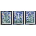 Monaco Stamps Scott #1354 To 1356, Mint Never H...