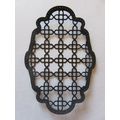 6 x Tonic Die Cuts Deco Oval Trellis in Black