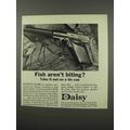 1966 Daisy C02 200 Pistol Ad - Fish Aren't Biting?