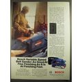 1988 Bosch 1273DVS Variable Speed Belt Sander Ad