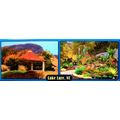 Lake Lure North Carolina 2 Scene Fridge Magnet