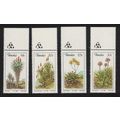 Transkei Aloes 4v PTT Margins 1986 MNH SG#185-188