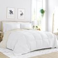 Full/Queen size 3-Piece Microfiber Reversible C...