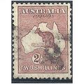 Australia 1929.SG110 2/- Maroon Good/Fine Used.