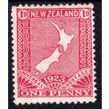 New Zealand Sg461 1d Carmine white gum un mount...