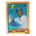 1990 Topps Greg Vaughn RC Rookie card #57 – Bre...