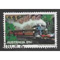 AUS 1979 55c 'STEAM RAILWAYS' FINE USED (EBID52...
