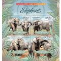UGANDA 2012 SHEET MNH ELEPHANTS ELEFANTES ELEFA...