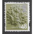 ENGLAND 48P 'OAK TREE' (EN12) FINE USED (EBID66...