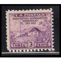 752 3c Washington's Hdqs Barely Clears MNH O4853