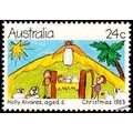 Australia 1983 Christmas 24c Used Stamp .