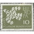 GERMANY, Europa, CEPT, Carrier Pigeon, olive 19...