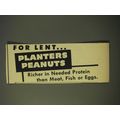 1950 Planters Peanuts Ad - For Lent