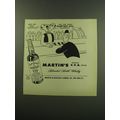 1949 Martin's V.V.O. Scotch Ad - art by Otto So...
