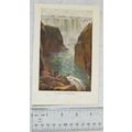 Coloured illustration: A Great Waterfall