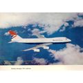Postcard British Airways 747 Jetliner. Unposted