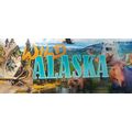 Wild Alaska 3D Fridge Magnet