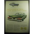 1959 Chevrolet Impala Sport Coupe and Bel Air 4-Door Sedan Advertisement