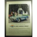 1958 Chevrolet Corvette Ad - Wherever the world's best sports cars gather