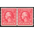 455, Mint VF/XF NH 2¢ Coil Pair - Stuart Katz