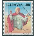 Botswana 1988 30t. Visit of Pope John Paul II S...