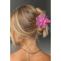 Bonbon Flower Shape Resin Hair Claw Clip