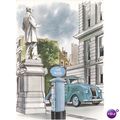 Artist Drawn An Air Mail Letter Box (PO159)