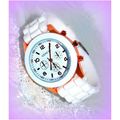 Big Dial Geneva Sport Style Wrist Watch White S...