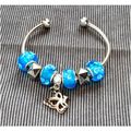 Butterfly Charm European Beads Silver Plated Br...