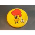 ROOSTER CARTOON LAPEL PIN,YELLOW