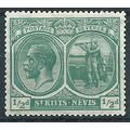 St Kitts-Nevis 1921 SG37 1/2d Blue-Green Mounte...