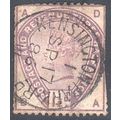 GB 1883 - SG188 - 1½d purple QV - letters A & D...