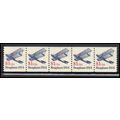 2468 $1 Seaplane Very Fine MNH Dry Gum PNC 1/5 ...