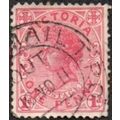 Australia, Victoria. 1901 1d Value. Pale Rose R...