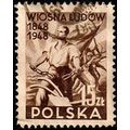 Poland 1948 Revolution 15z Used Stamp