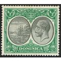 Dominica 1923 1/2d Black and Green SG71 MM